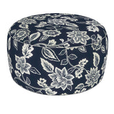 LVTXIII puff frontal en Elegant Vines Navy mostrando diseño y funcionalidad