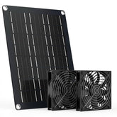 MARBERO panel solar frontal de 15W mostrando su diseño robusto y eficiencia