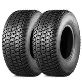 Neumático MaxAuto frontal mostrando perfil y dibujo para césped beneficioso para tracción segura
