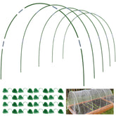 MAXPACE arcos frontal mostrando estructura resistente para túnel de cultivo
