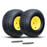 MAXROLLORS vista frontal del conjunto 20x8.00-8 con montaje listo