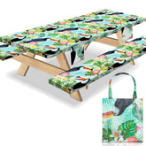 memKiya funda de mesa frontal mostrando protección y ajuste