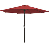 MEWAY vista frontal del toldo abierto mostrando amplia sombra