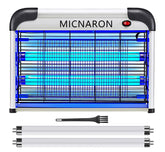 Micnaron vista frontal de la lámpara interior que atrae insectos de forma segura