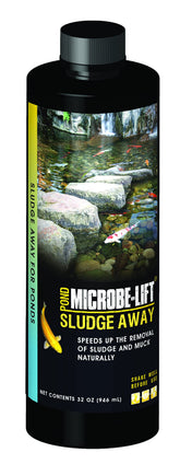 MICROBE-LIFT frasco frontal mostrando etiqueta y volumen, facilita dosificación precisa