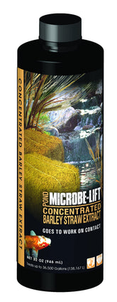 MICROBE-LIFT frente del envase mostrando etiqueta y 32 oz, facilita identificación