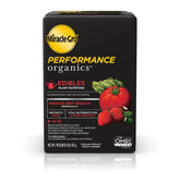 Miracle-Gro empaque frontal Edibles mostrando etiqueta y uso recomendado