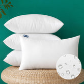 MIULEE pack frontal cuatro almohadas impermeables, aspecto completo
