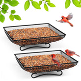 MIXXIDEA bandeja frontal mostrando diseño estable y acceso para aves