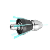 MIZORLIE boquilla frontal de acero inoxidable mostrando resistencia y perforación
