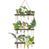 Mkono soporte de pared frontal mostrando 15 tubos y aspecto decorativo