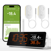 MOCREO hub frontal mostrando estado y alerta, control central confiable