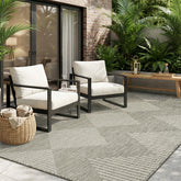 MontVoo vista frontal de la alfombra 4x6 que destaca diseño boho y durabilidad