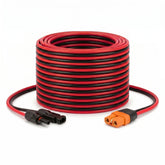 MOOKEERF cable frontal y empaque mostrando longitud y conectores, garantiza conexión estable