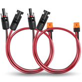 MOOKEERF conector XT60i frontal mostrando unión segura y fácil conexión