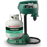Mosquito Magnet Patriot Plus frontal mostrando diseño estable y protección
