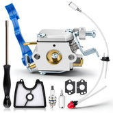 MOTOALL carburador vista frontal compatible con Husqvarna, montaje directo