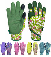 MSUPSAV guantes frente del paquete mostrando color verde y diseño ergonómico
