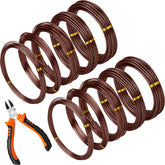 Mudder embalaje frontal del kit con 10 rollos y cortador mostrando contenido