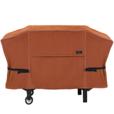 NettyPro vista frontal de la funda protegiendo plancha 28" con acabado marrón