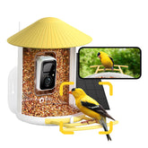 NETVUE comedero frontal mostrando diseño y entrada fácil para aves