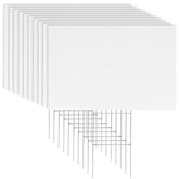 Newflager pack frontal con diez carteles mostrando versatilidad
