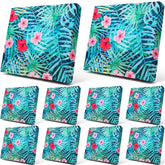 Newwiee pack frontal de 8 fundas hojas tropicales que renueva tu patio