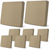 Newwiee funda frontal mostrando ajuste ceñido y color khaki yellow, mejora estética