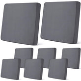 Newwiee funda frontal gris oscuro muestra ajuste ceñido y renovación visual