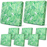 Newwiee funda frontal paquete de 8 mostrando estampado Monstera y renovación visual