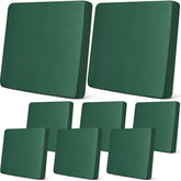 Newwiee funda frontal verde oscuro mostrando ajuste ceñido y acabado elegante