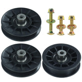 NICHEFLAG pack frontal de poleas idler con herrajes, reemplazo fiable