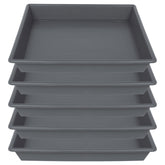 NIMYAU plato cuadrado frontal mostrando diseño y color gris para protección de superficies