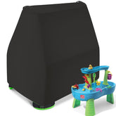 NIUFAN vista frontal de la funda protegiendo mesa de agua, protege contra lluvia