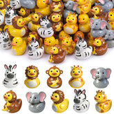 Novabright frente del empaque mostrando 100 mini patos jungla, práctico surtido