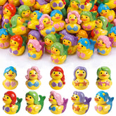 Novabright paquete frontal con 100 patitos sirena coloridos, ideal para fiestas