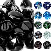 Onlyfire bolsa de 10 lb de vidrio Diamonds mostrando presentación y etiqueta
