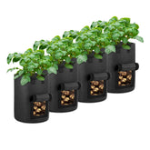 OPPOLIFE bolsa de cultivo frontal mostrando forma y capacidad, ideal para huertos urbanos