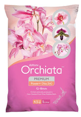Orchiata paquete frontal mostrando corteza Pinus radiata y conservación