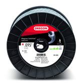 Oregon SuperTwist frontal del carrete mostrando longitud y presentación, durabilidad superior