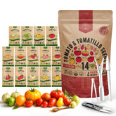 Organo Republic empaque frontal del pack mostrando 14 sobres y bolsa resellable, práctico para almacenamiento
