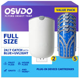 osvdo dispositivo frontal enchufado mostrando diseño compacto y captura eficaz