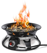 Outland Living vista frontal del firebowl, portátil y elegante
