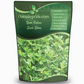 Outsidepride empaque frontal mostrando 1 lb y beneficios para pasturas