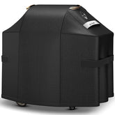 PasWith funda frontal mostrando ajuste perfecto para Weber Spirit