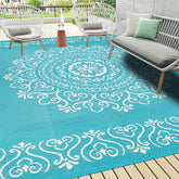 Pauwer alfombra frontal con diseño floral, resistente y decorativa