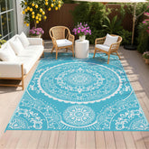 Pauwer frontal del empaquetado mostrando diseño paisley teal y protección