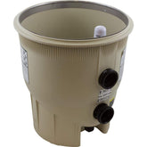 Pentair tank body frontal almond mostrando forma y acabado resistente