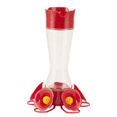 Perky-Pet vista frontal del alimentador de vidrio con ventaja de observación