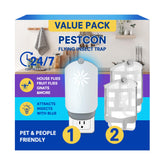 PESTCON trampa frontal enchufable mostrando diseño compacto y beneficio de captura